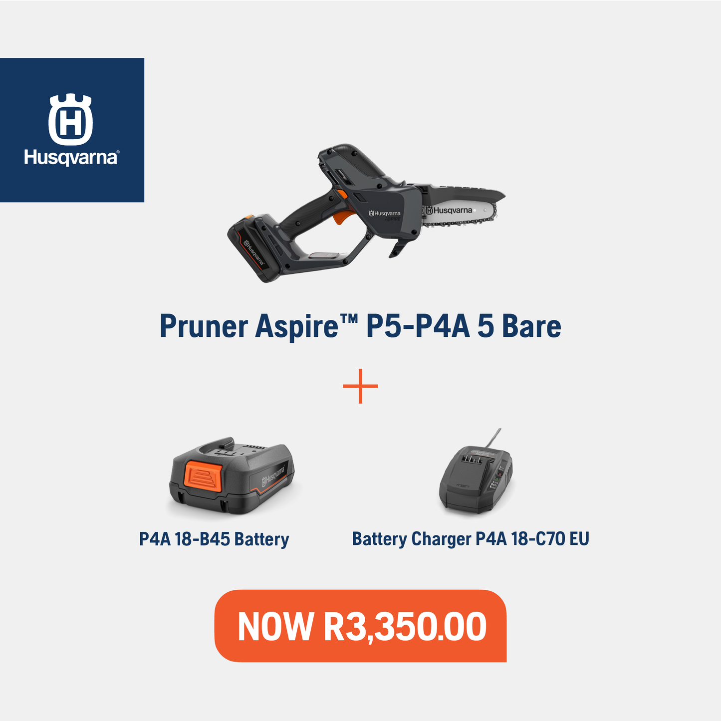 Combo Deal 4 – Aspire Pruner with Free P4A 18-C70 Charger