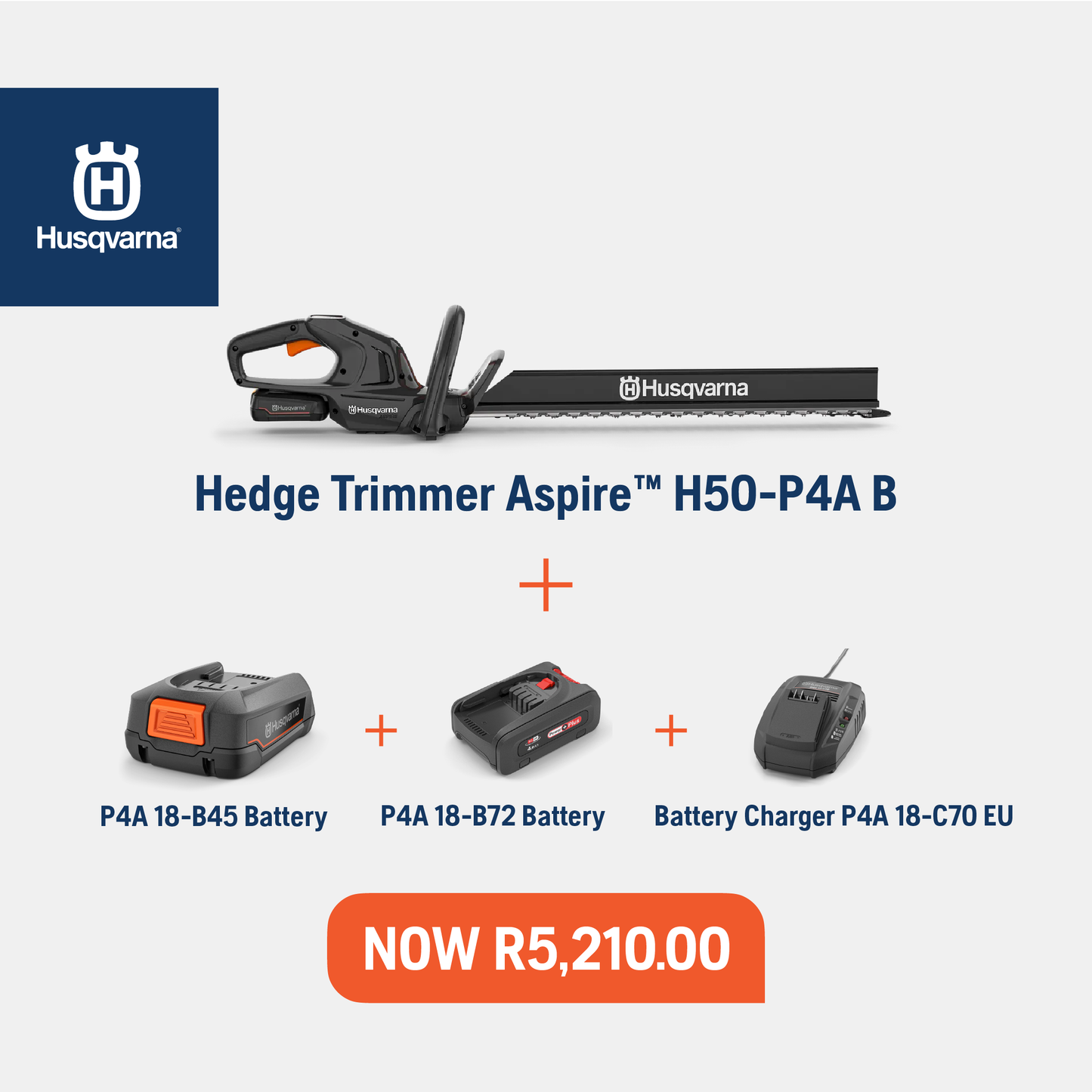 Combo Deal 12 – Aspire Hedge Trimmer Kit with Free Charger