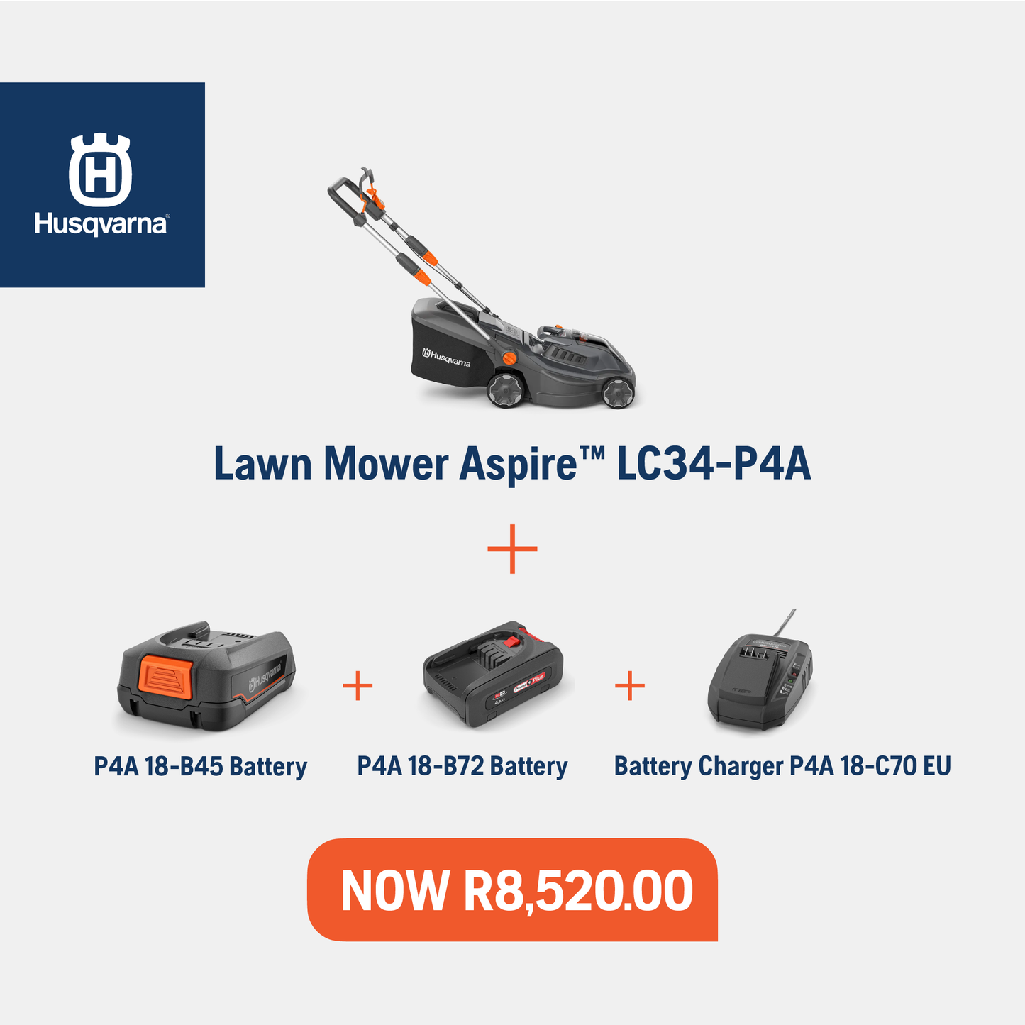Combo Deal 13 – Aspire Lawn Mower Kit with Free Charger