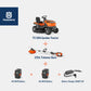 Combo Deal - TS100i Tractor Kit with Trimmer, Batteries & Charger
