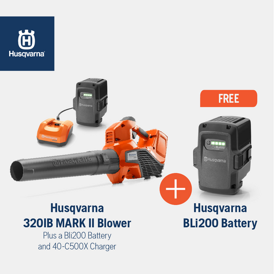 Husqvarna 325iB Battery Blower Combo Offer