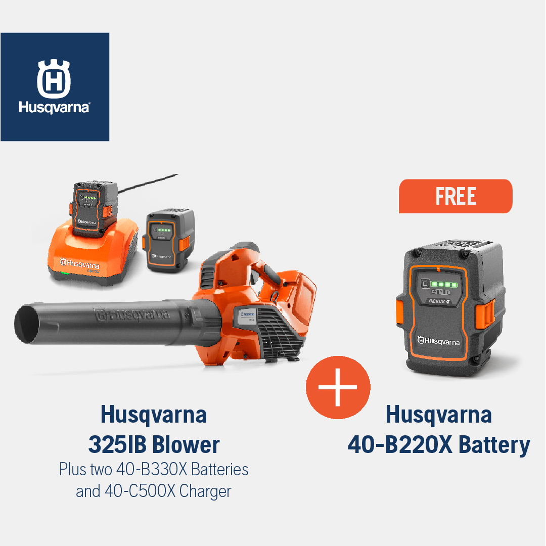 Husqvarna 325iB Battery Blower Combo Offer
