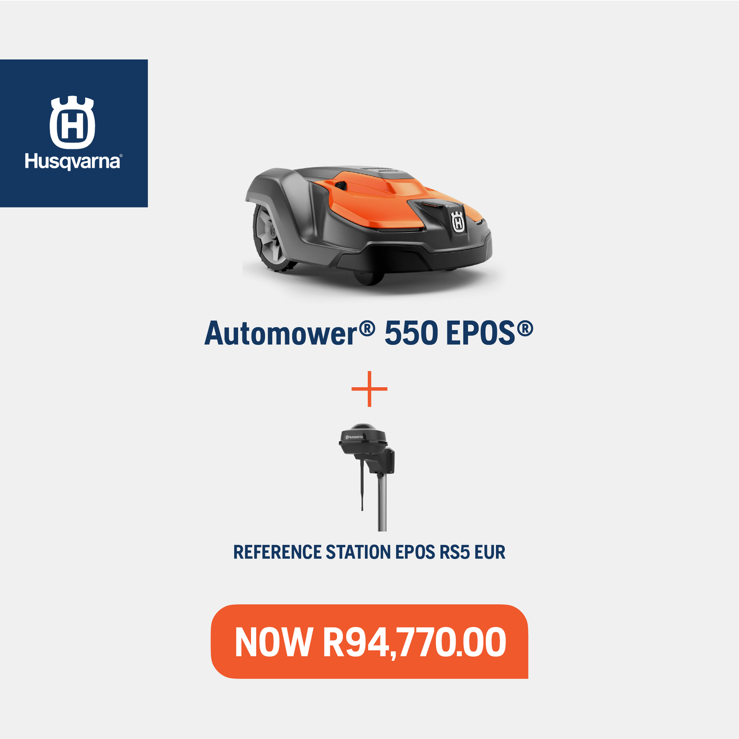 Combo Deal 9 – Automower 550 EPOS with Reference Station
