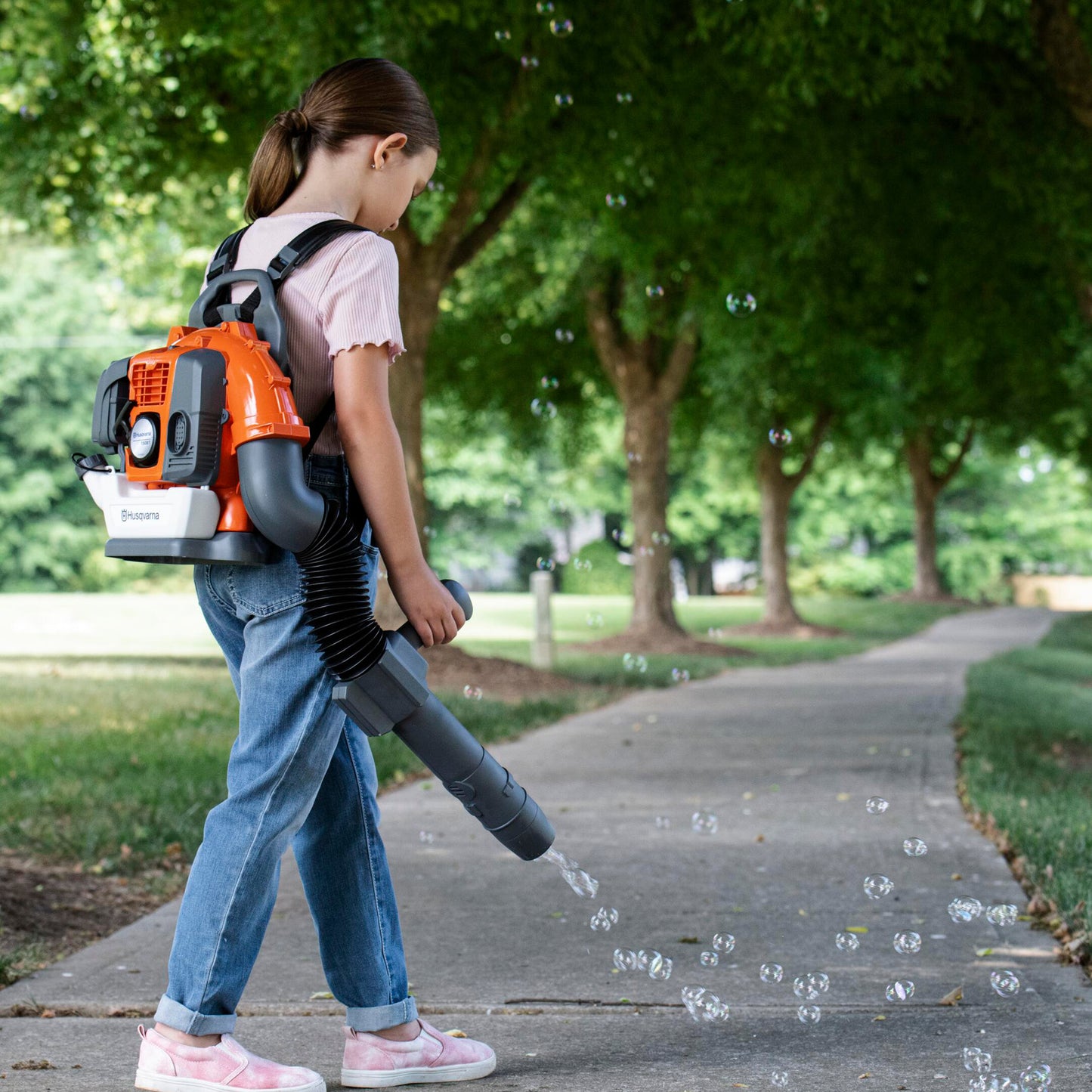 Toy Backpack Bubble Blower